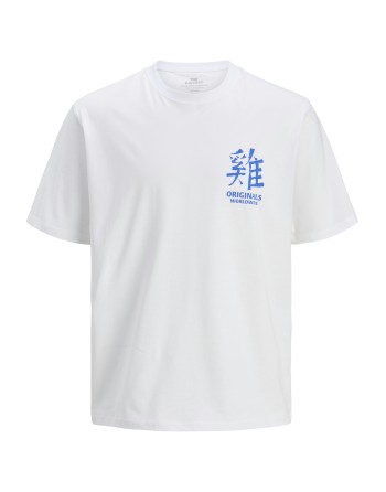 CAMISETA M/C LETRAS CHINAS ORIGINALS WORLDWIDE 12275402 JORSNAKE TEE SS CREW NECK TG LN