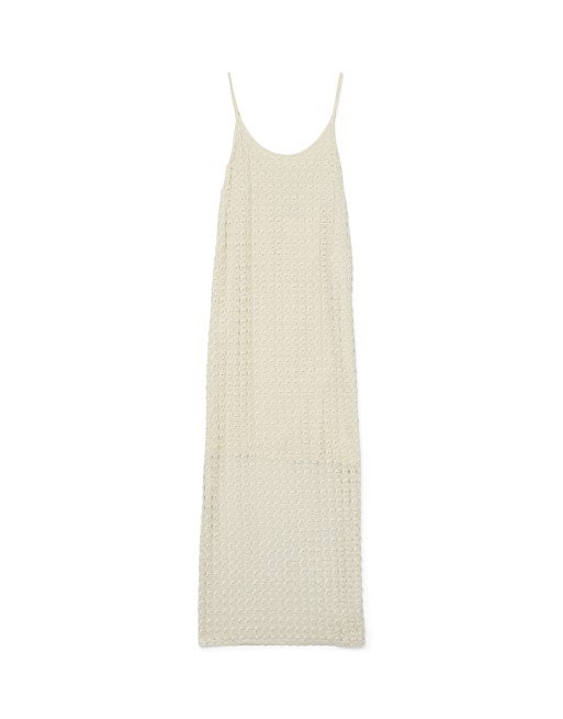 VESTIDO LARGO PUNTO TIRANTE FINO FORRO INTERIOR 10330940 VMDYLIE S/L V-NECK ANKLE DRESS WVN BTQ G