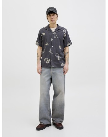 CAMISA M/C ESTAMPADA EFECTO CRINKLE 12277211 JORLUKE CRINKLE AOP SHIRT SS