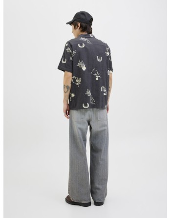 CAMISA M/C ESTAMPADA EFECTO CRINKLE 12277211 JORLUKE CRINKLE AOP SHIRT SS
