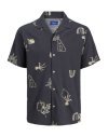 CAMISA M/C ESTAMPADA EFECTO CRINKLE 12277211 JORLUKE CRINKLE AOP SHIRT SS