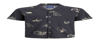 CAMISA M/C ESTAMPADA EFECTO CRINKLE 12277211 JORLUKE CRINKLE AOP SHIRT SS
