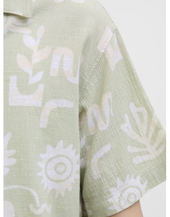 CAMISA M/C ESTAMPADA EFECTO CRINKLE 12277211 JORLUKE CRINKLE AOP SHIRT SS