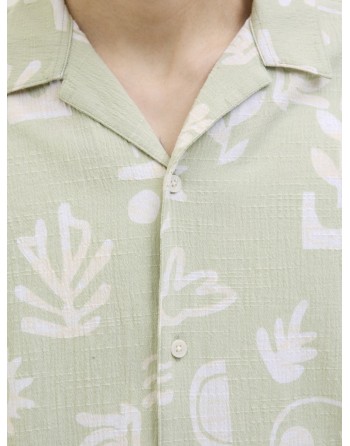 CAMISA M/C ESTAMPADA EFECTO CRINKLE 12277211 JORLUKE CRINKLE AOP SHIRT SS