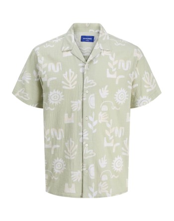CAMISA M/C ESTAMPADA EFECTO CRINKLE 12277211 JORLUKE CRINKLE AOP SHIRT SS