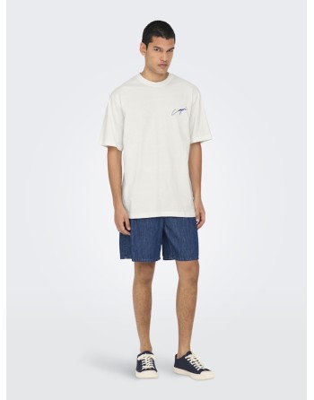 CAMISETA M/C CAPRI CLOU 22034452 ONSMILO SKETCH LIFE RLX COAST SS TEE