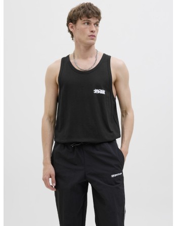 CAMISETA TIRANTES LOGO JACK AND JONES 12276727 JCOSAGO SMALL LOGO SLUB TANK TOP