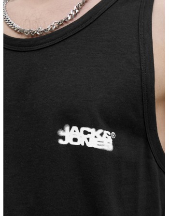 CAMISETA TIRANTES LOGO JACK AND JONES 12276727 JCOSAGO SMALL LOGO SLUB TANK TOP