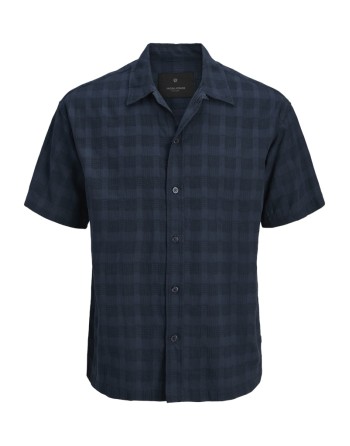 CAMISA M/C DOBBY CUADROS 12278856 JPRBLAVANCE DOBBY S/S SHIRT