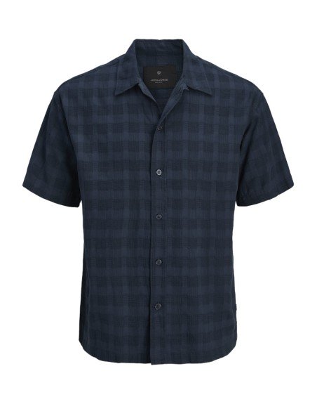CAMISA M/C DOBBY CUADROS 12278856 JPRBLAVANCE DOBBY S/S SHIRT