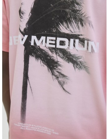 CAMISETA M/C JACK AND JONES 12276731 JCOSAGO PHOTO BACK TEE SS CREW NECK