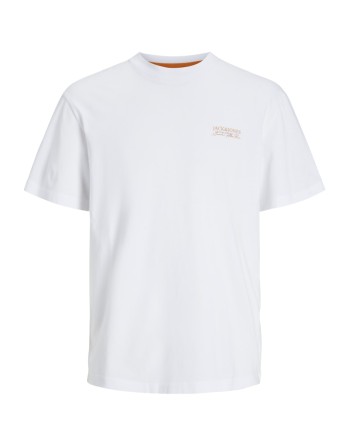 CAMISETA M/C JACK AND JONES ESTABLISHED 1990 12269372 JJSUMMER VIBES TEE SS CREW NECK LN