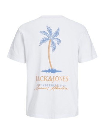 CAMISETA M/C JACK AND JONES ESTABLISHED 1990 12269372 JJSUMMER VIBES TEE SS CREW NECK LN