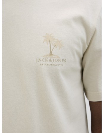 CAMISETA M/C JACK AND JONES ESTABLISHED 1990 12269372 JJSUMMER VIBES TEE SS CREW NECK LN