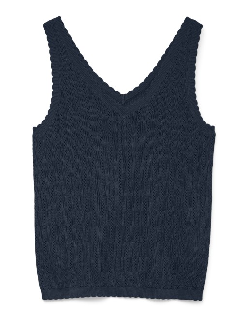 CAMISETA TIRANTE PUNTO 10330773 VMLUXLIGHT POINTELLE SL V-NECK TOP