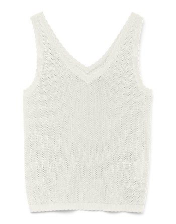 CAMISETA TIRANTE PUNTO 10330773 VMLUXLIGHT POINTELLE SL V-NECK TOP