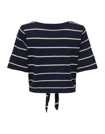 CAMISETA CON NUDO ABAJO 15348018 ONLSUMMER S/S V-NECK KNOT TOP JRS