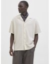 CAMISA M/C PUNTO DETALLE BORDADO 12286175 JPRBLALEO JACQUARD RESORT S/S SHIRT