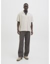 CAMISA M/C PUNTO DETALLE BORDADO 12286175 JPRBLALEO JACQUARD RESORT S/S SHIRT
