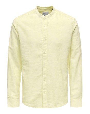 CAMISA M/L CUELLO MAO 22019173 ONSCAIDEN LIFE LS SOLID LINEN MAO NOOS