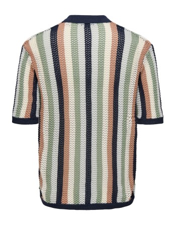 CAMISA M/C PUNTO RAYAS 22033566 ONSKASPER REG 5 SS RESORT SHIRT KNIT