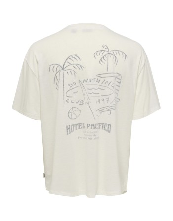 CAMISETA M/C SUR LA PLAGE 22033666 ONSLEON OVZ SS TEE ART