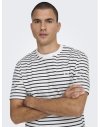 CAMISETA M/C RAYAS 22024741 ONSHENRY REG STRIPE SS TEE NOOS
