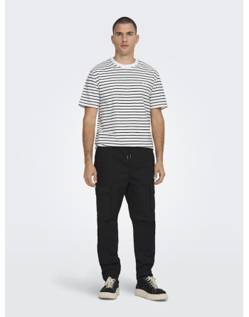CAMISETA M/C RAYAS 22024741 ONSHENRY REG STRIPE SS TEE NOOS