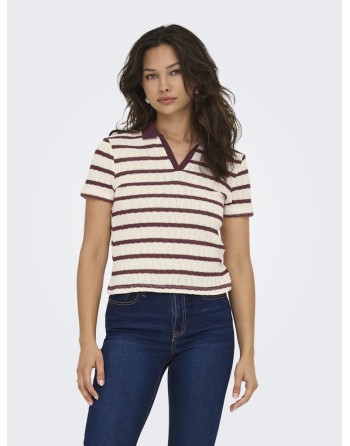 POLO PUNTO 15357767 ONLHALIA S/S COLLAR TOP BOX PRI JRS