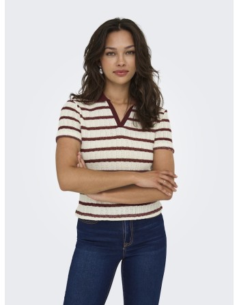 POLO PUNTO 15357767 ONLHALIA S/S COLLAR TOP BOX PRI JRS