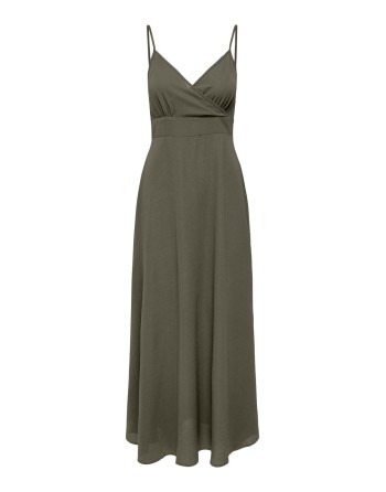 VESTIDO TIRANTE LARGO 15317837 ONLNOVA LIFE VIS ADA LONG DRESS SOLID