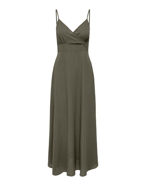 VESTIDO TIRANTE LARGO 15317837 ONLNOVA LIFE VIS ADA LONG DRESS SOLID