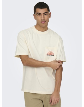 CAMISETA M/C SAN FRAN BOLSILLO 22034319 ONSFRED RXL SS POCKET CITY TEE