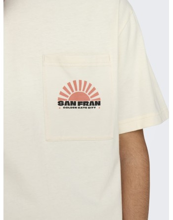 CAMISETA M/C SAN FRAN BOLSILLO 22034319 ONSFRED RXL SS POCKET CITY TEE