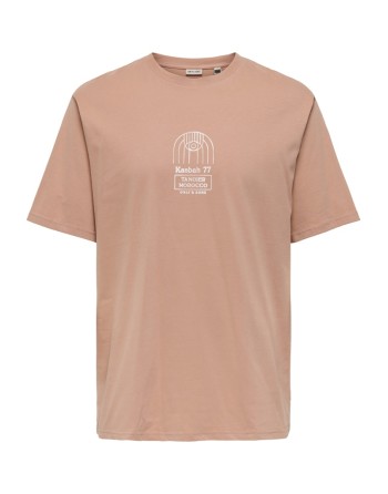 CAMISETA M/C KASABAH TANGIER MOROCCO 22034451 ONSMALIK ART LIFE RLX SS TEE