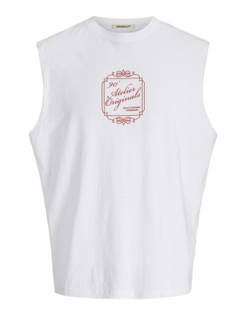 CAMISETA SIN MANGAS ATELIER ORIGINALS 90' 12277589 JORBELLAGIO ORNAMENTS TEE SL CREW NECK