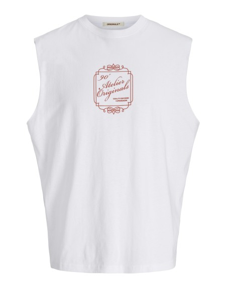 CAMISETA SIN MANGAS ATELIER ORIGINALS 90' 12277589 JORBELLAGIO ORNAMENTS TEE SL CREW NECK