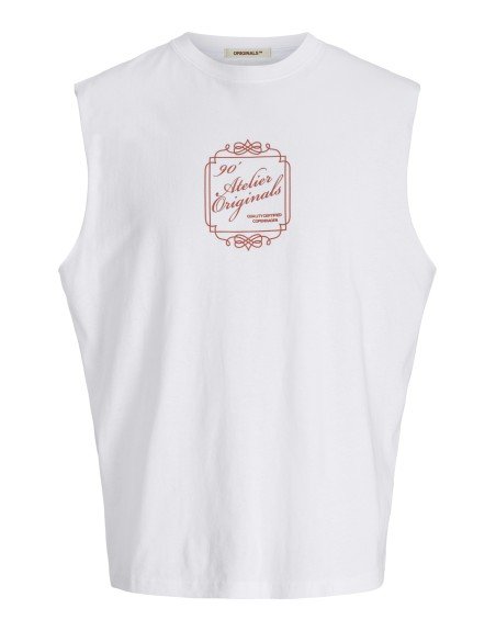 CAMISETA SIN MANGAS ATELIER ORIGINALS 90' 12277589 JORBELLAGIO ORNAMENTS TEE SL CREW NECK