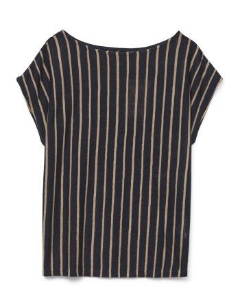 CAMISETA M/C PUNTO RAYAS 10327107 VMLANA SS BOAT NECK TOP JRS GA