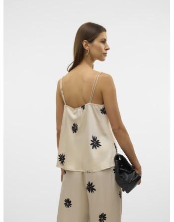 BLUSA TIRANTE FINO FLORES 10328718 VMROE SL STRAP TOP VMA