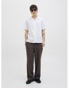CAMISA M/C ALGODÓN DETALLE RAYAS BORDADAS 12276818 JPRCCMONTANA DOBBY RESORT S/S SHIRT SN