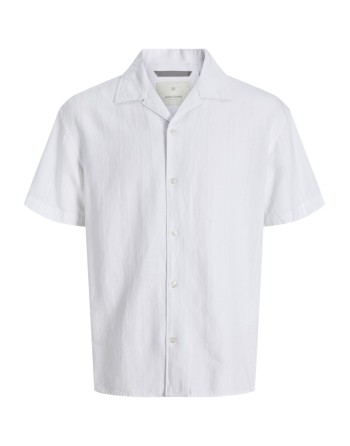 CAMISA M/C ALGODÓN DETALLE RAYAS BORDADAS 12276818 JPRCCMONTANA DOBBY RESORT S/S SHIRT SN