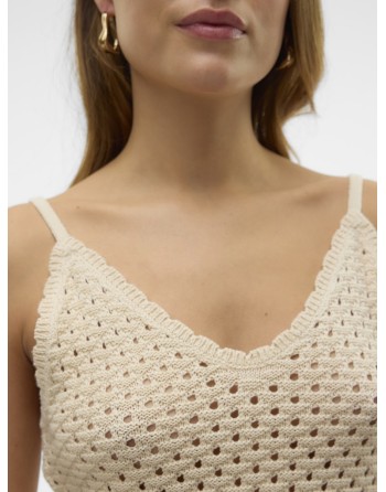TOP TIRANTES REGINA PUNTO CALADO 10328178 VMREGINA SL V-NECK TOP