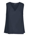 BLUSA SIN MANGAS CUELLO PICO 10301759 VMEASY JOY S/L V-NECK TOP WVN GA