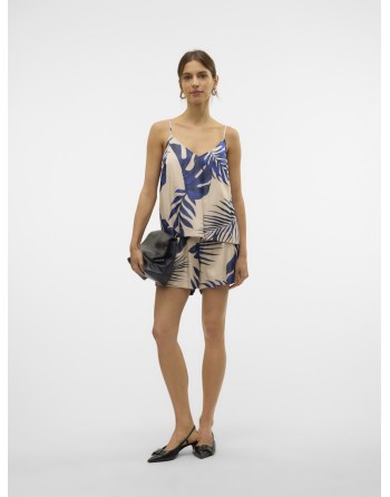 TOP RASO TIRANTE FINO HOJAS 10327428 VMVINA SINGLET TOP WVN GA