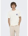 CAMISETA M/C LOGO ONLY AND SONS 22034567 ONSMAXIM REG SS TEE