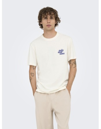 CAMISETA M/C LOGO ONLY AND SONS 22034567 ONSMAXIM REG SS TEE