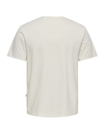 CAMISETA M/C LOGO ONLY AND SONS 22034567 ONSMAXIM REG SS TEE