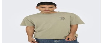 CAMISETA M/C LAST LAZY DAYZ 22033668 ONSBLAKE RLX SS TEE ART