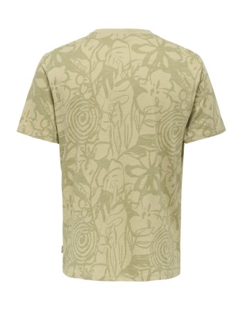 CAMISETA M/C ESTAMPADA 22034323 ONSPERRY FLOWER LIFE AOP REG SS TEE